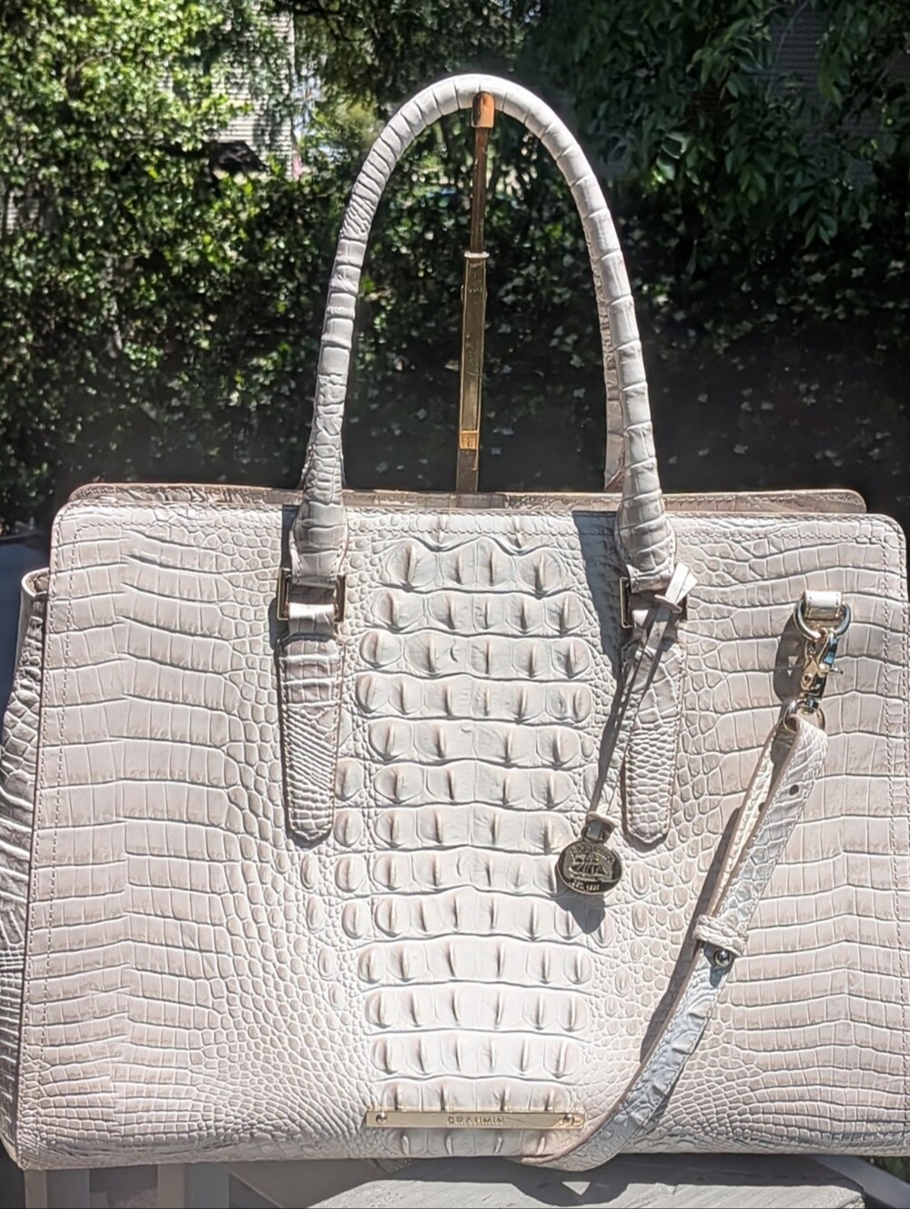 EUC Brahmin Finley Carryall in Seashell Melbourne